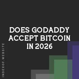 Does GoDaddy accept Bitcoin in 2026? Banners