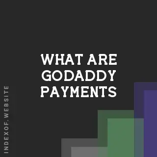 What are GoDaddy Payments? Banners